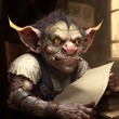 Patent troll writing angry letter on a paper,  concept of patent trolls, created with Generative AI technology