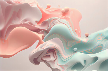 Wall Mural - abstract liquid wallpaper