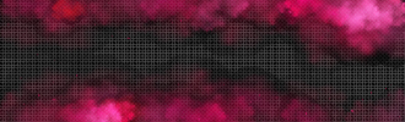 Wall Mural - pink smoke frame isolated on transparent background. realistic vector illustration of color clouds w