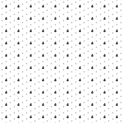 Poster - Square seamless background pattern from geometric shapes are different sizes and opacity. The pattern is evenly filled with small black vote symbols. Vector illustration on white background