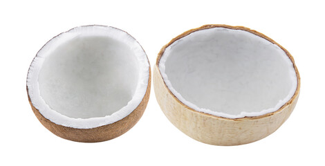 Wall Mural -  young coconut nuts isolated on transparent png