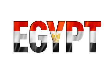 Wall Mural - egyptian flag text font