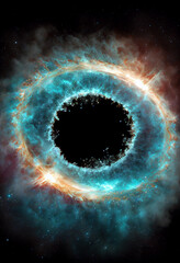 Aufkleber - Abstract eye background. Centric motion of star trails. Starburst dynamic lines or rays. 