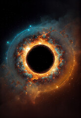 Poster - Abstract eye background. Centric motion of star trails. Starburst dynamic lines or rays. 