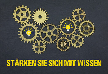 Poster - Stärken Sie sich mit Wissen