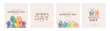 © Stafeeva - International Women's Day card set.
