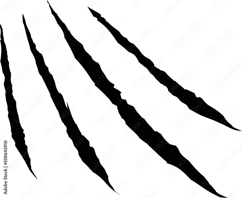 爪痕 Stock Vector | Adobe Stock
