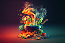 Cooking Food Concept