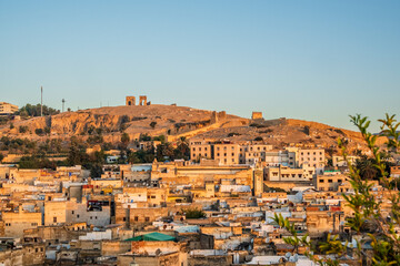 Wall Mural - Beautiful cityscape of Fez taken from rooftop terrace in the heart of old medina, Fez, Morocco, Africa