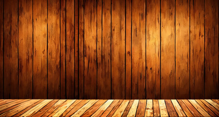 Wall Mural - brown old wood texture background