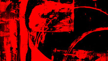 Abstract Red And Black Background. Circles, Lines, Waves, Stripes, Strokes, Paints, Canvas. Canvas. Ukraine, War, Colors. Bicolor. Passion, Sex, Blood, Murder, Crime, Affect.