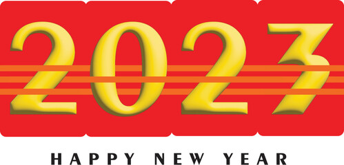 Wall Mural - Happy New Year 2023 - P.25