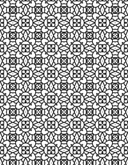 Black and white abstract geometric pattern