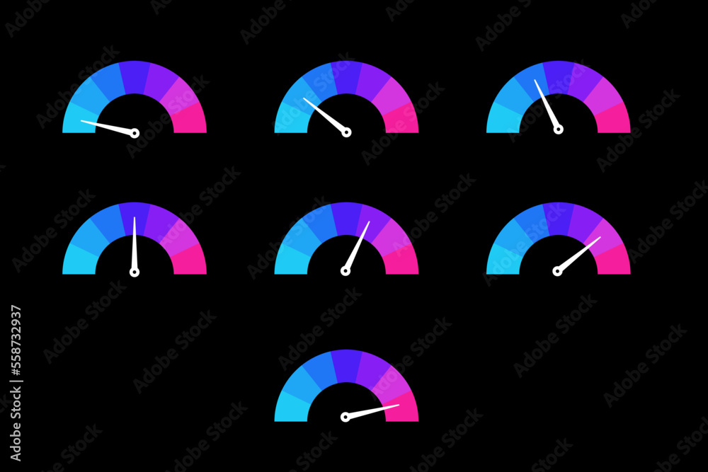 Simple gauge isolated vector illustration Stock Vector | Adobe Stock