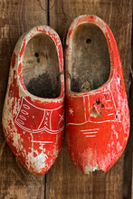 Dutch Wooden Clogs Used As A Decorative Element In Holambra, City Of Dutch Immigrants In The State Of Sao Paulo, Brazil