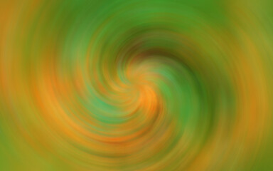 Wall Mural - Abstract fluid watercolor spring orange yellow green banner. wet nature swirl. Magic illusion line in digital illustration. Energy nature clean drop condensation dub stroke, festive fantasy motion	