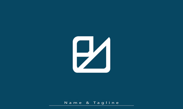 Alphabet letters Initials Monogram logo PD , DP