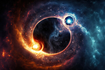 Wall Mural - high definition the end of the universe. generative ai
