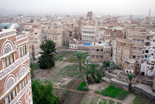 Buildings In The Old City Quarter Of Sanaa, Yemen