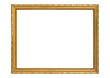 © andras_csontos - Vintage gilded antique picture frame with transparent background.