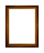 © Alex - Wooden frame for a picture varnished isolated