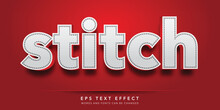 Stitch Editable Text Effect