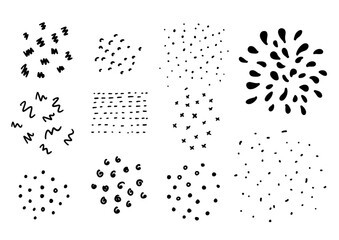 Poster - Abstract Organic Aesthetic Dot Shapes