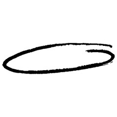 Poster - rounded circle brush shapes