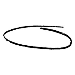 Poster - rounded circle brush shapes