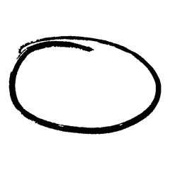 Poster - rounded circle brush shapes