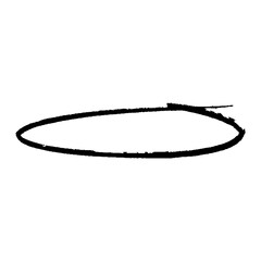 Poster - rounded circle brush shapes
