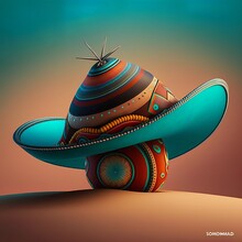Sombrero Is A Traditional Mexican Hat