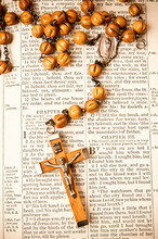 Holy Bible And Rosary