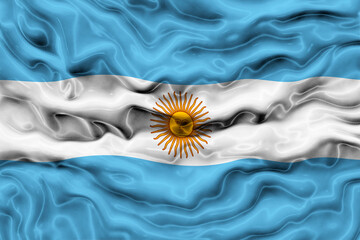 National flag  of Argentina. Background  with flag  of Argentina.