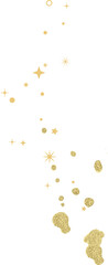 Wall Mural - luxury golden sparkle drop paint