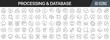© stas111 - Processing and database line icons collection. Big UI icon set in a flat design. Thin outline icons pack. Vector illustration EPS10