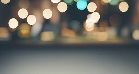 Wall Mural - background bokeh sparkles in the night