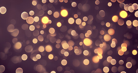 Wall Mural - background bokeh sparkles in the night