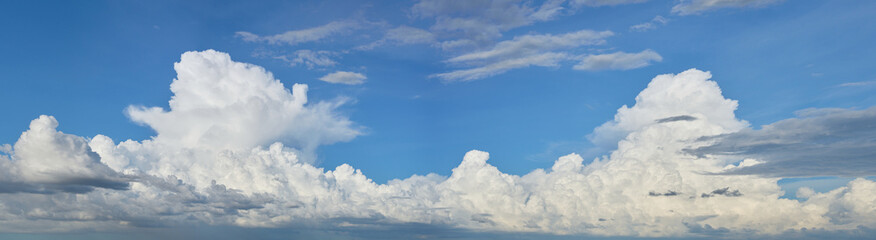 Wall Mural - clouds white soft in the vast blue sky