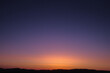 © Cavan Images - A calming purple and orange sunset over Antelope Valley, California.