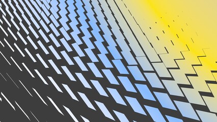 Poster - Colored abstract background of gradient and planes. Screensaver or decoration.