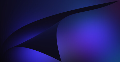 Poster - colorful abstract illustration background with wavy lines