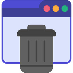 Poster - Web Trash Icon