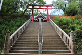 Fototapeta Kuchnia - 神社の境内の階段