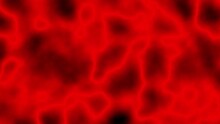 Red Glow Posterized Fractal Noise Animation. Beauty 2D Computer Rendering