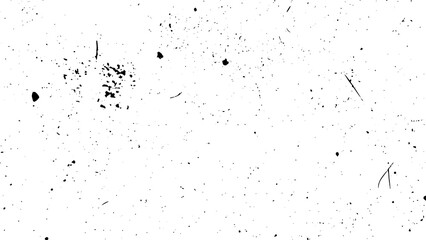 Black grunge rough noise grain retro old texture overlay isolated transparent png