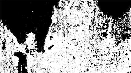 Wall Mural - Black grunge rough texture overlay png