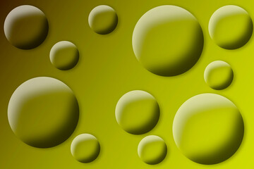 yellow round bubble balls shape foam bubbles liquid water fluid shiny soap ball