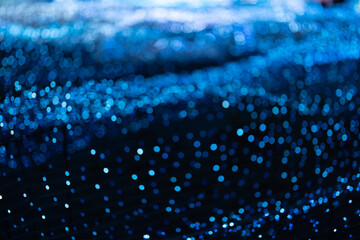 Poster - Abstract bokeh blurry background for lighting festive celebration concept. illumination