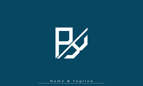 Alphabet letters Initials Monogram logo PK , KP